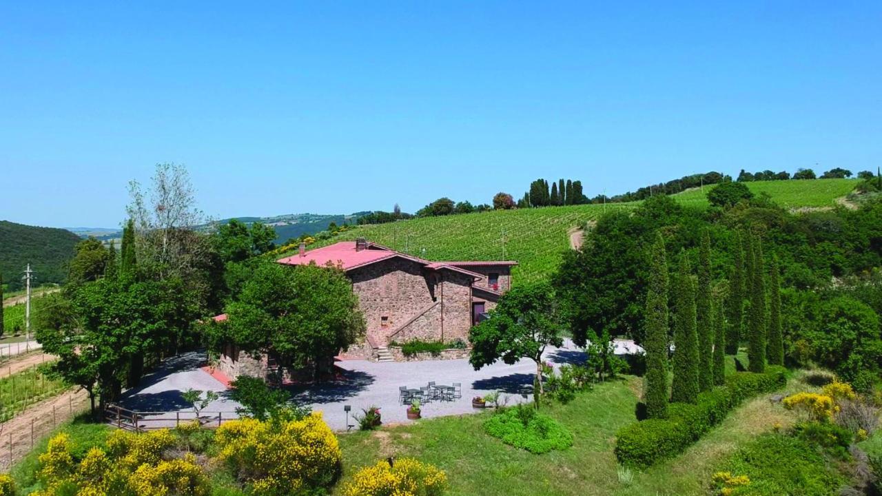 La Poderina Appartamenti Castelnuovo dellʼAbate Kültér fotó