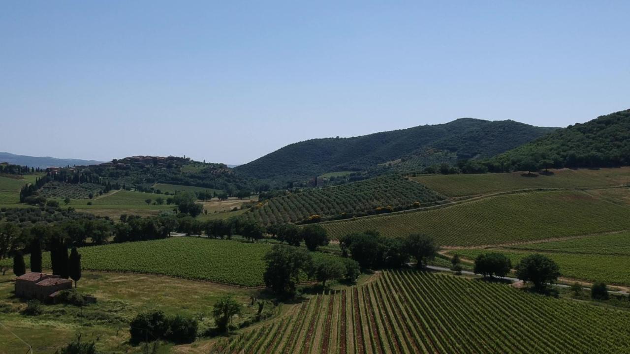 La Poderina Appartamenti Castelnuovo dellʼAbate Kültér fotó